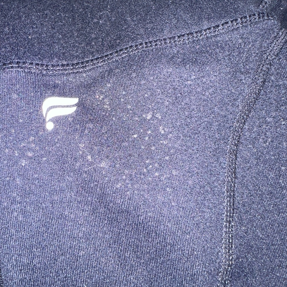 Fabletics Black speckled leggings. 2X GUC - Picture 4 of 4